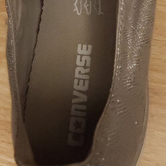 Converse Chuck Taylor Silver Sparkle Sneaker 6 - Picture 8 of 8
